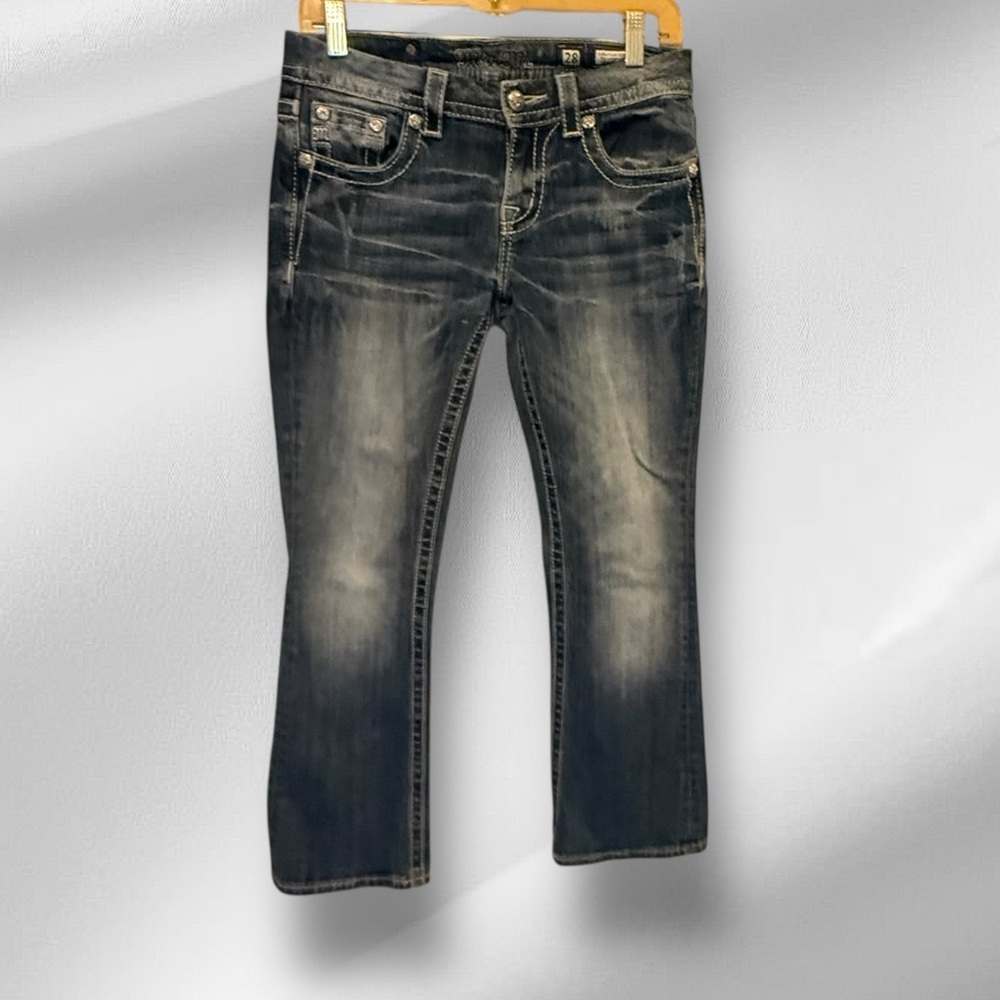 Miss Me Signature Rise Boot Cut Jeans